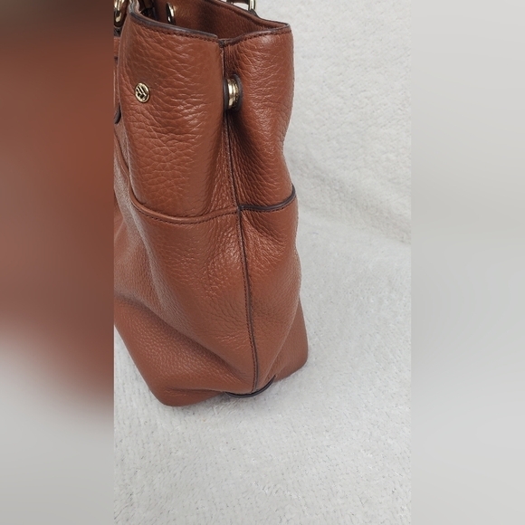 Cole Haan ILIANNA Leather Large Tote Handbag Satchel Bag - Picture 3 of 15